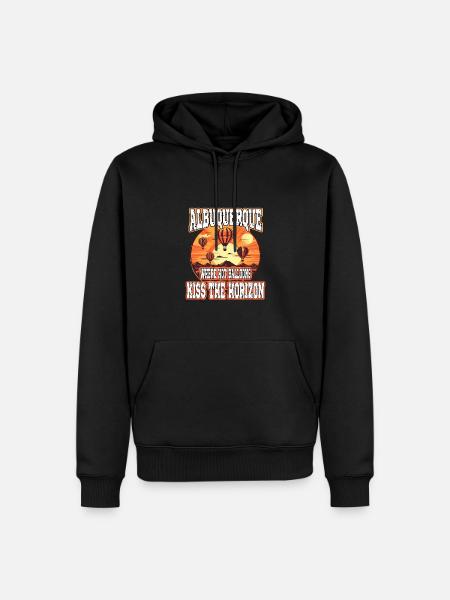 Albuquerque Ballon New Mexico Heißluftballon - Männer Premium Bio Hoodie - Schwarz