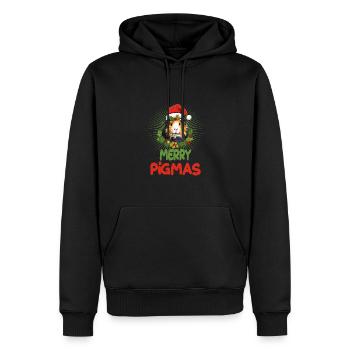 Merry Pigmas für einen Meerschweinchen Liebhaber - Männer Premium Bio Hoodie - Schwarz - Vorne - Nico (187cm)
