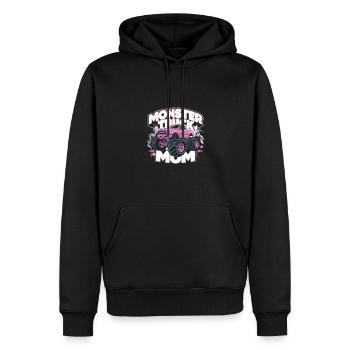 Monster Truck Mom für die Mutti für Frauen und - Männer Premium Bio Hoodie - Schwarz - Vorne - Nico (187cm)