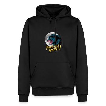 Werwolf für einen Werwolf Fan - Männer Premium Bio Hoodie - Schwarz - Vorne - Nico (187cm)