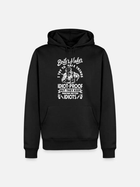 Boilermaker Tradeperson Funny Quote - Men’s Premium Organic Hoodie - black