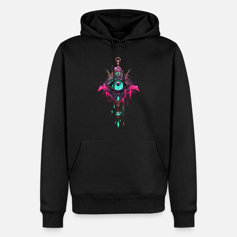 Traumfänger #3 - Männer Premium Bio Hoodie - Schwarz