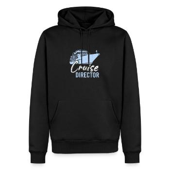Kreuzfahrt Kreuzfahrtschiff Cruise Vintage Cruiser - Männer Premium Bio Hoodie - Schwarz - Vorne - Nico (187cm)