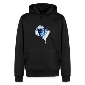 Russe laiteuse T-shirt Sgoschenka russien - Sweat à capuche Premium bio Homme - noir - Devant - Nico (187cm)