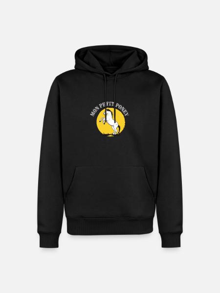 Reiten - Reiter Geschenkidee - Männer Premium Bio Hoodie - Schwarz