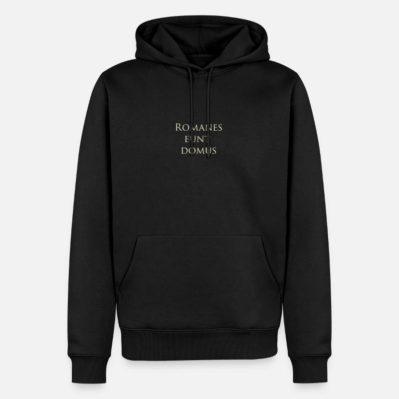 Romanes eunt domus - Sweat à capuche Premium bio Homme - noir