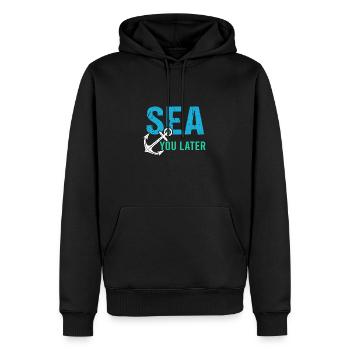 Kreuzfahrt Kreuzfahrtschiff Cruise Vintage Cruiser - Männer Premium Bio Hoodie - Schwarz - Vorne - Nico (187cm)