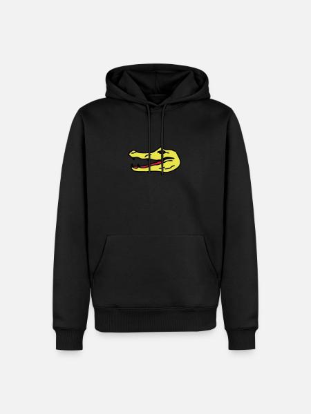 Kaiman Krokodilkopf - Männer Premium Bio Hoodie - 