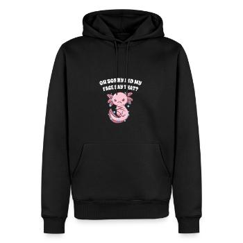 Oh, désolé, mon visage a ce drôle - Sweat à capuche Premium bio Homme - noir - Devant - Nico (187cm)