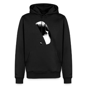Gleitschirm Ozone Geo CP - Männer Premium Bio Hoodie - Schwarz - Vorne - Nico (187cm)