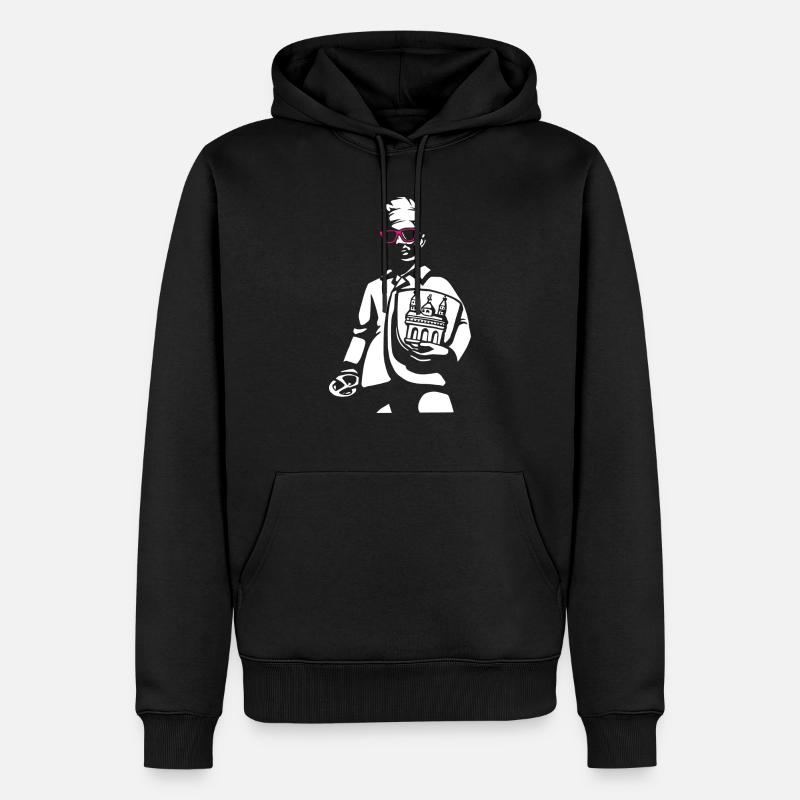 Speyerer Brezelbub - Männer Premium Bio Hoodie - Schwarz