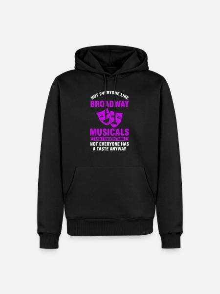 Theater Broadway-Musical Geschenk - Männer Premium Bio Hoodie - Schwarz
