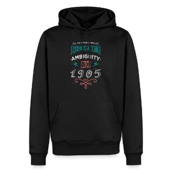 editor novelist school christmas contentwriter - Men’s Premium Organic Hoodie - black - Front - Nico (187cm)