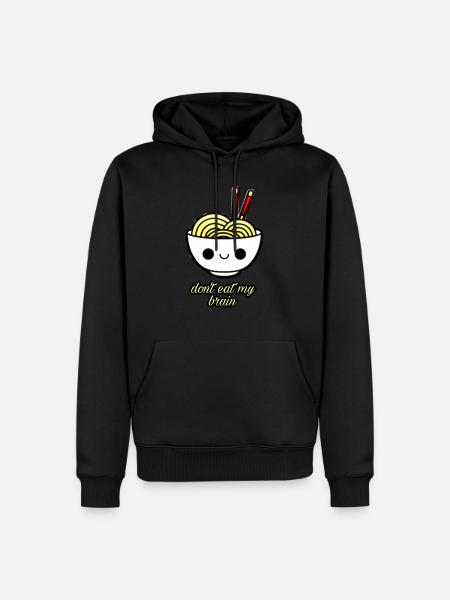 ramen - Sweat à capuche Premium bio Homme - noir