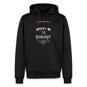 awesome baseballcoffeemug badass mechanic tshirts - Männer Premium Bio Hoodie - Schwarz - Vorne - Nico (187cm)