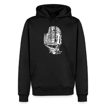 Hansel and Gretel - Fairy Tales - Men’s Premium Organic Hoodie - black - Front - Nico (187cm)