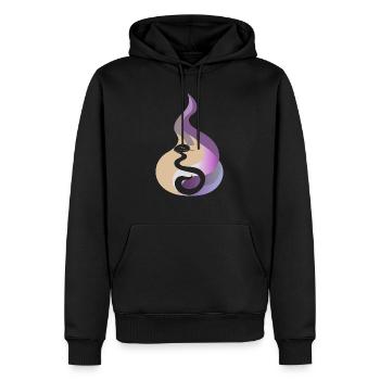 Snake Snake Man Snake Head - Men’s Premium Organic Hoodie - black - Front - Nico (187cm)
