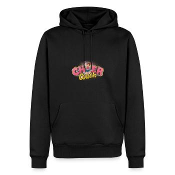 Cheerleading a Sport Tumbles and Lifts Spirits - Männer Premium Bio Hoodie - Schwarz - Vorne - Nico (187cm)
