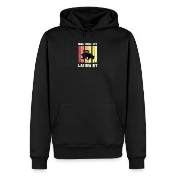 Landwirt / Landwirtschaft / Nachwuchs Landwirt - Männer Premium Bio Hoodie - Schwarz - Vorne - Nico (187cm)