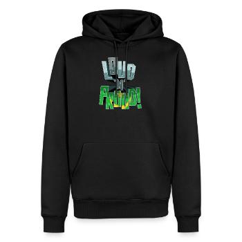 Mauretanien Stolz laut und stolz - Männer Premium Bio Hoodie - Schwarz - Vorne - Nico (187cm)