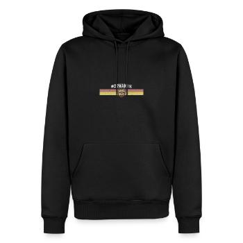 Frankreich touristische Region Normandie Flagge - Männer Premium Bio Hoodie - Schwarz - Vorne - Nico (187cm)