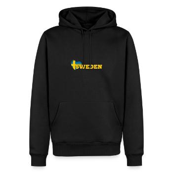 Schweden Wikinger Sverige Skandinavien Volk - Männer Premium Bio Hoodie - Schwarz - Vorne - Nico (187cm)