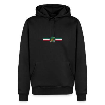 Mythologie aztèque Mexique Culture Histoire - Sweat à capuche Premium bio Homme - noir - Devant - Nico (187cm)