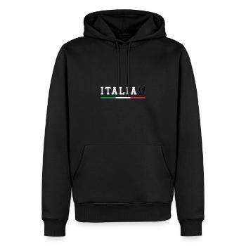 Wolf Statue Rom Antik Mythologit Italien Roma - Männer Premium Bio Hoodie - Schwarz - Vorne - Nico (187cm)