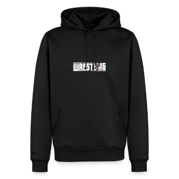Lutte Suplex Lutte Arts Martiaux Lutteur - Sweat à capuche Premium bio Homme - noir - Devant - Nico (187cm)