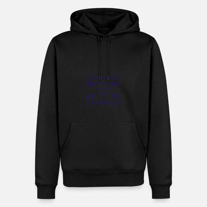 Mode guerrier d’entraînement activé - 1 - Sweat à capuche Premium bio Homme - noir