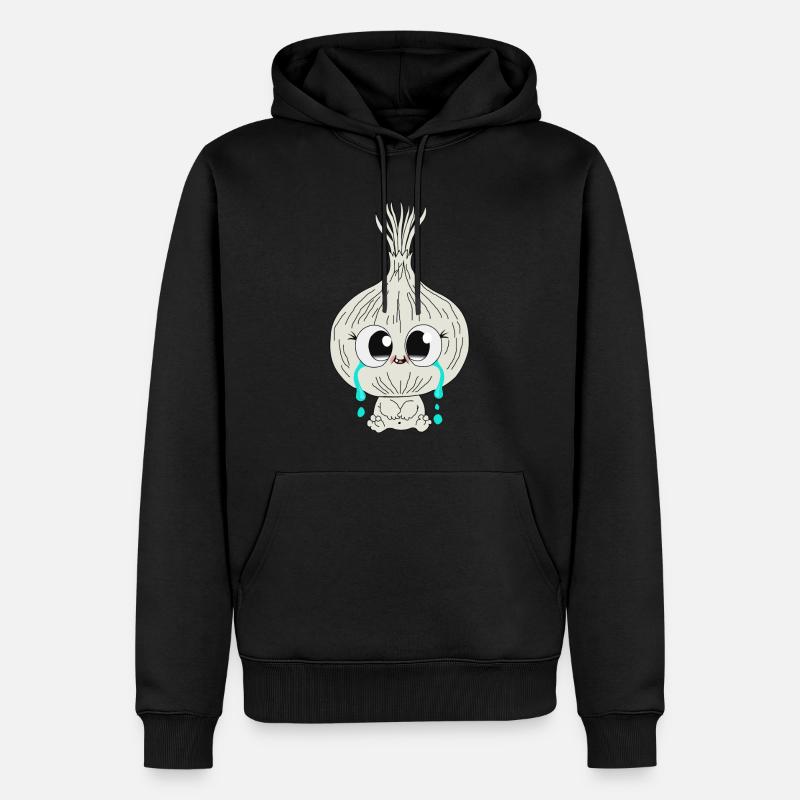 Oignon - Sweat à capuche Premium bio Homme - noir