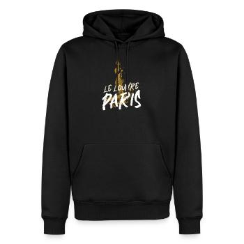 Venus de Milo Skulptur aus dem Louvre Paris - Männer Premium Bio Hoodie - Schwarz - Vorne - Nico (187cm)