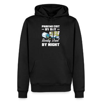 Pharmacist Pharmaceutical Technical - Men’s Premium Organic Hoodie - black - Front - Nico (187cm)