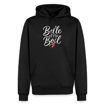 Belle Of The Boil Crawfish Women's Crawfish Boil - Männer Premium Bio Hoodie - Schwarz - Vorne - Nico (187cm)