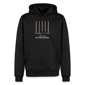 Leiter vom Rechenzentrum Gartenoutfit Gartenarbeit - Männer Premium Bio Hoodie - Schwarz - Vorne - Nico (187cm)