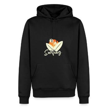 Surfer Surf Surf Surf Planche à vagues Planche à voile - Sweat à capuche Premium bio Homme - noir - Devant - Nico (187cm)