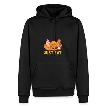 Cheat Day Burrito Burger Fast Food Pizza - Männer Premium Bio Hoodie - Schwarz - Vorne - Nico (187cm)