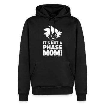 Ce n’est pas une phase maman ! Emo Goth Alternative - Sweat à capuche Premium bio Homme - noir - Devant - Nico (187cm)