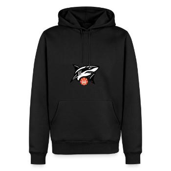 Die Basketballmannschaft der Haie - Männer Premium Bio Hoodie - Schwarz - Vorne - Nico (187cm)