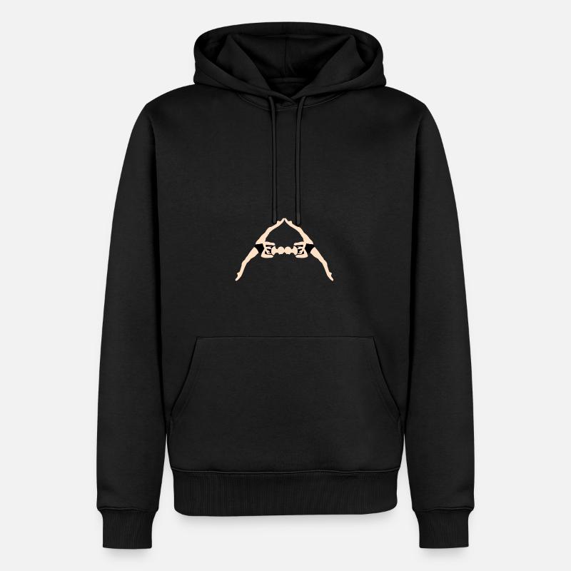 ABC - Sweat à capuche Premium bio Homme - undefined