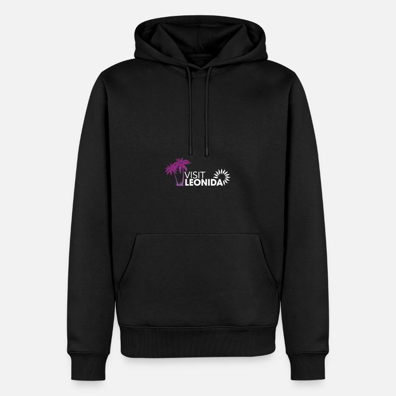 Visit Leonida VI - Sweat à capuche Premium bio Homme - noir
