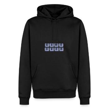 Game over - Sweat à capuche Premium bio Homme - noir - Devant - Nico (187cm)