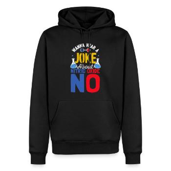 Vous voulez entendre une blague NON Scientifique drôle Science - Sweat à capuche Premium bio Homme - noir - Devant - Nico (187cm)
