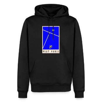 Padel - Geschenk für Padel-Liebhaber - Männer Premium Bio Hoodie - Schwarz - Vorne - Nico (187cm)