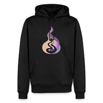 Schlangen Schlangenauge - Männer Premium Bio Hoodie - Schwarz - Vorne - Nico (187cm)