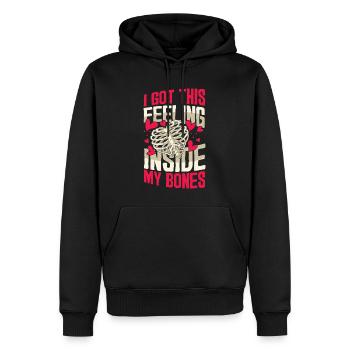 Liebesengel Zeichen der Liebe Romantik Geschenk - Männer Premium Bio Hoodie - Schwarz - Vorne - Nico (187cm)