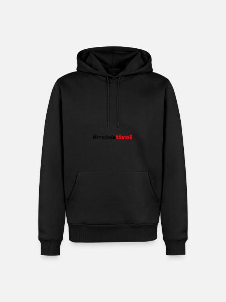 #madeintirol - Men’s Premium Organic Hoodie - black