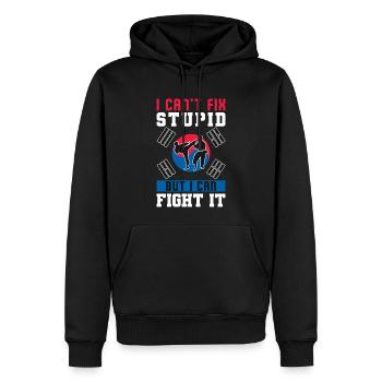 TKD Korean Martial Arts Tae Kwon - Männer Premium Bio Hoodie - Schwarz - Vorne - Nico (187cm)