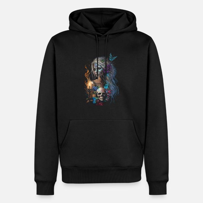Fille de rêve - Sweat à capuche Premium bio Homme - noir