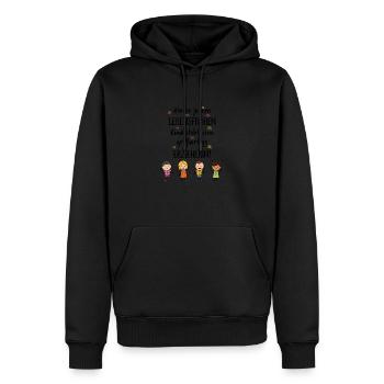Großartige erzieherin Lehrer Kindergarten Kinder - Männer Premium Bio Hoodie - Schwarz - Vorne - Nico (187cm)